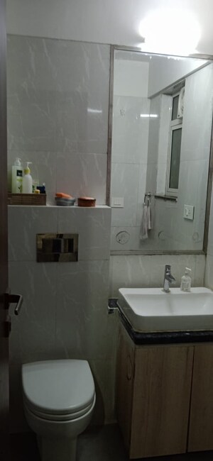 Bathroom in 2 BHK Apartment at Omkar Ananta, Goregaon East – for Rent