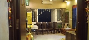 Living Room in 2 BHK Apartment at Omkar Ananta, Goregaon East – for Rent