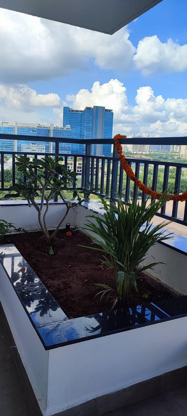 Balcony, asbl-spire 3 Bedroom 1905 Sq.Ft. Apartment In Kokapet Hyderabad 9388614