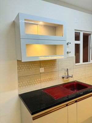 Kitchen in 2 BHK Apartment at Adarsh Greens, Kogilu – for Rent