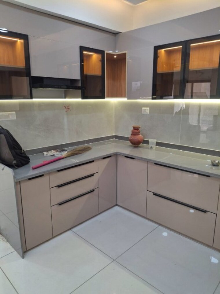 Kitchen, darshanam-club-life 3 Bedroom 2440 Sq.Ft. Apartment In Gotri Vadodara 9388650