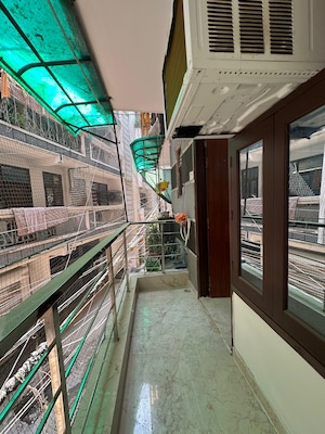 Balcony in 2 BHK Builder Floor at Saket – for Rent