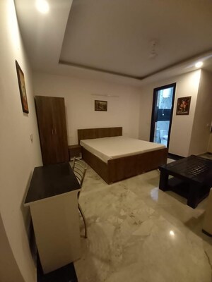 Master Bedroom in 1 BHK Builder Floor at Sector 45 – for Rent