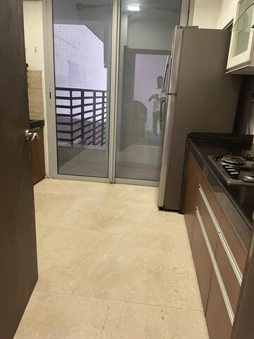 Kitchen in 3 BHK Apartment at Oberoi Realty Exquisite, Goregaon East – for Rent