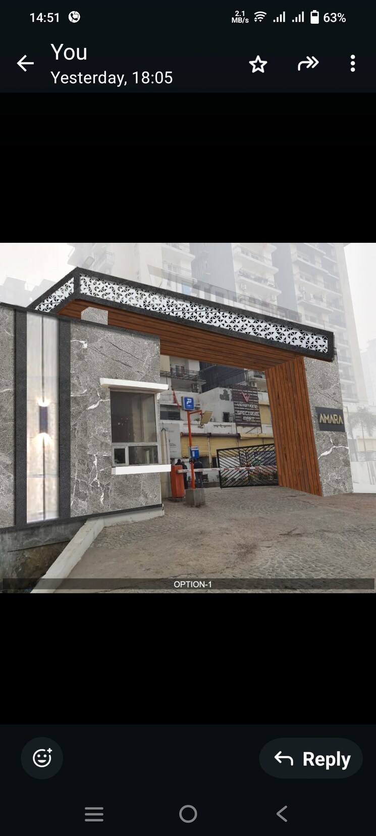 Exterior View, victoryone-amara 2 Bedroom 1050 Sq.Ft. Apartment In Sector 16 Greater Noida Greater Noida 9388812