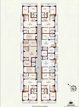 Floor Plan in 2 BHK Apartment at Jankipuram – for Sale