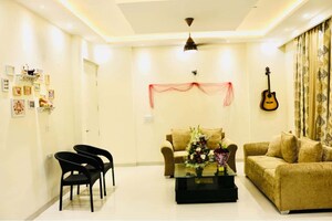 Living Room in 3 BHK Apartment at Alliance The Eminence, Singhpura – for Rent