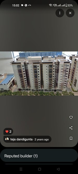 Master Plan in 2 BHK Apartment at Aparna Cyber Star, Osman Nagar – for Sale