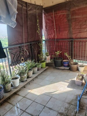 Balcony in 2 BHK Apartment at Gaurs Siddhartham, Siddharth Vihar – for Rent