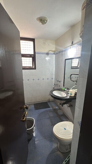 Bathroom in 3 BHK Builder Floor at Uppal Southend, Sector 49 – for Sale