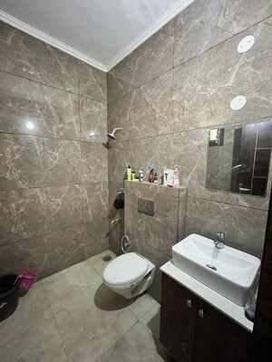 Bathroom in 3 BHK Apartment at Shiva Enclave Zirakpur, Patiala Road – for Rent