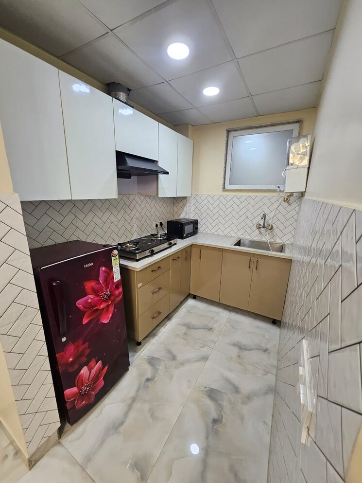 Kitchen, sector 40 1 Bedroom 747 Sq.Ft. Builder Floor In Sector 40 Gurgaon 9389229