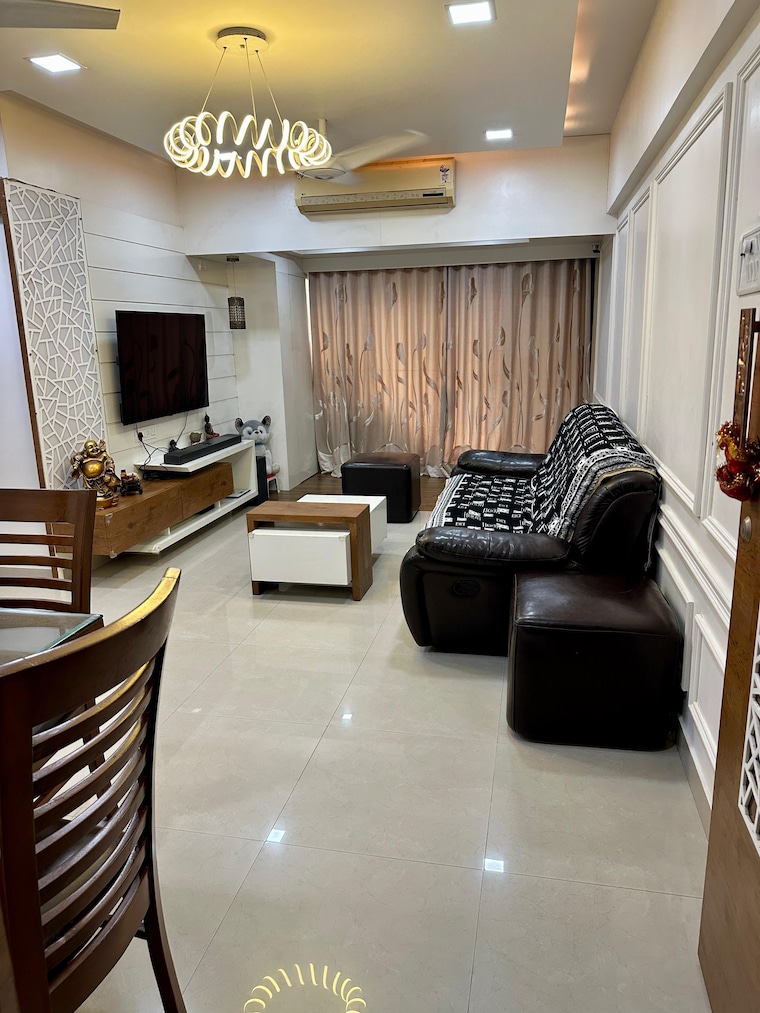 Living Room, raheja-reflections 3 Bedroom 1285 Sq.Ft. Apartment In Kandivali East Mumbai 9389236