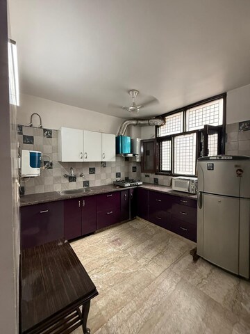 Kitchen in 2 BHK Builder Floor at Paschim Vihar – for Rent