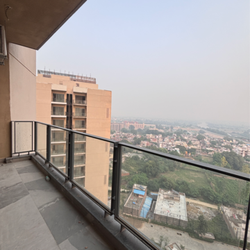 Balcony in 4 BHK Apartment at Shalimar One World Belvedere Court 3, Malesemau – for Rent