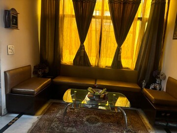 Living Room in 4 BHK Apartment at Shiwalik Greens, Dhakoli – for Sale