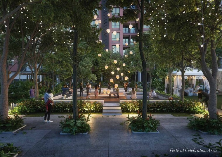 Garden, triaa-nesterra 2 Bedroom 846 Sq.Ft. Builder Floor In Lohgaon Pune 9389490