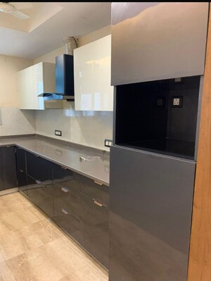 Kitchen in 3 BHK Builder Floor at Vipul Square, Sushant Lok I – for Rent