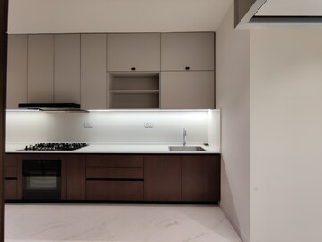 Kitchen in 3 BHK Apartment at Bhartiya Leela Residences, Thanisandra Main Road – for Rent