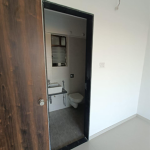 Attached Bathroom in 2 BHK Apartment at Roshan Milestone, Mumbai Bangalore Highway – for Sale