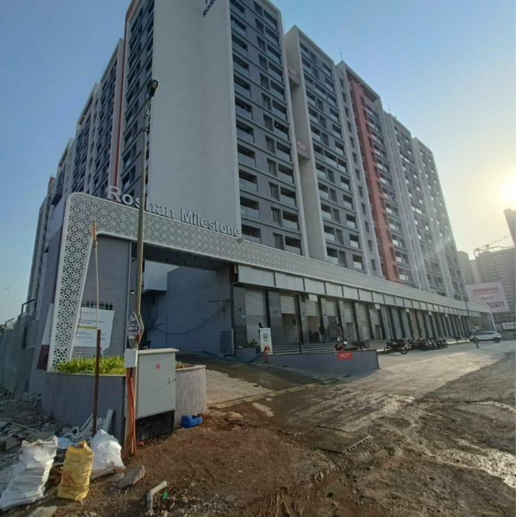 Exterior View, roshan-milestone 2 Bedroom 680 Sq.Ft. Apartment In Mumbai Bangalore Highway Pune 9389674