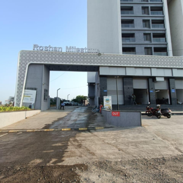 2 BHK Apartment – Exterior View View at Roshan Milestone, Mumbai Bangalore Highway - for Sale
