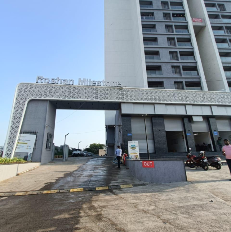 Exterior View, roshan-milestone 2 Bedroom 680 Sq.Ft. Apartment In Mumbai Bangalore Highway Pune 9389674