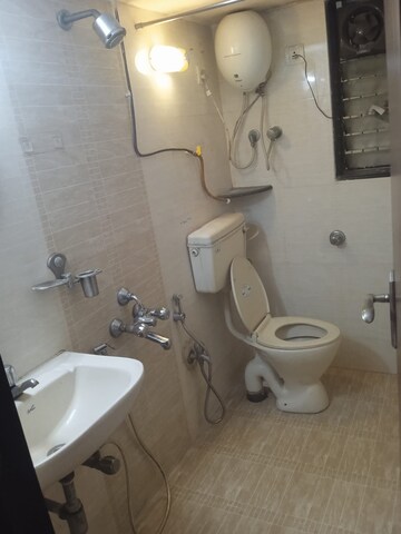 Bathroom in 3 BHK Apartment at Satellite Tower, Goregaon East – for Rent