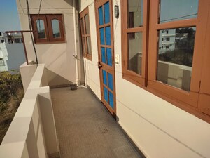Balcony in 3 BHK Apartment at Ashwini Enclave, Majra – for Rent