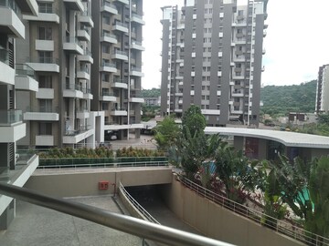 Balcony in 2 BHK Apartment at Axis Paradigm Whistling Meadows, Paud Road – for Rent