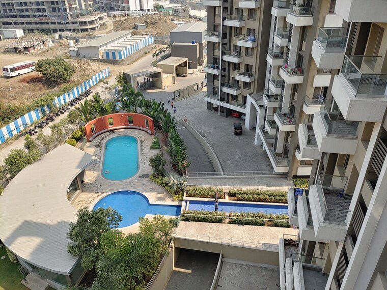 Exterior View, axis-paradigm-whistling-meadows 2 Bedroom 1000 Sq.Ft. Apartment In Paud Road Pune 9389815