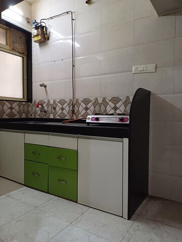 Kitchen in 1 BHK Apartment at Ghansoli – for Rent