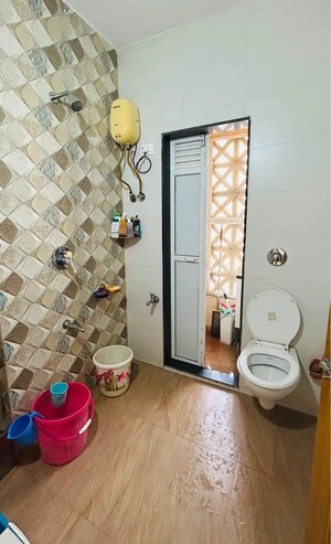Bathroom in 2 BHK Apartment at Nirmal Park CHS, Bhayandar East – for Rent