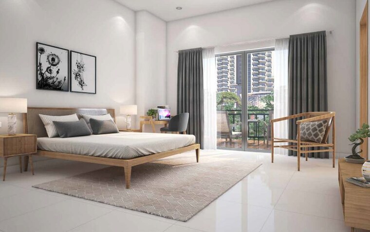 Bedroom, godrej-nature-plus 2 Bedroom 1385 Sq.Ft. Apartment In Sohna Sector 33 Gurgaon 9389864