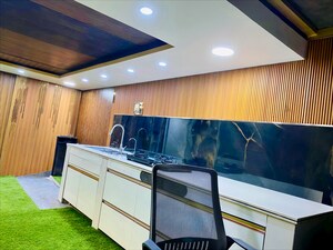 Kitchen in 3 BHK Apartment at Skynet Towers, Patiala Road – for Sale