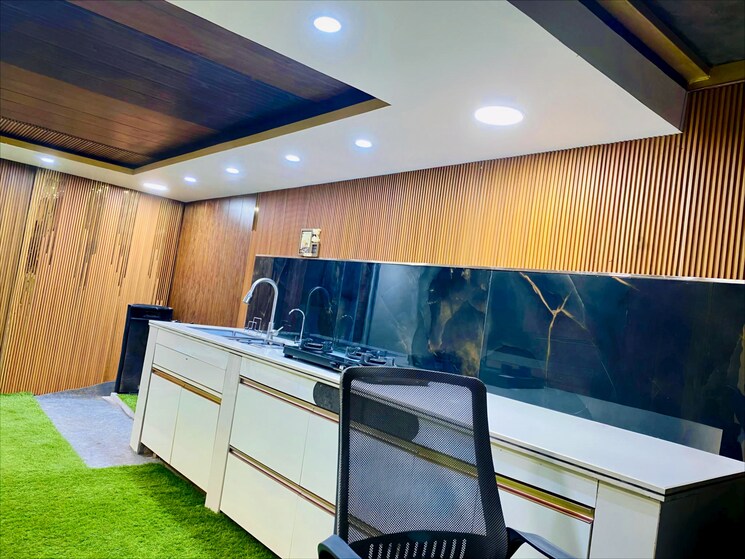 Kitchen, skynet-towers 3 Bedroom 2000 Sq.Ft. Apartment In Patiala Road Zirakpur 9389902