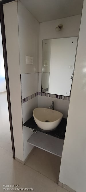 Bathroom in 2 BHK Apartment at Cosmos Springs Angel, Ghodbunder Road – for Rent