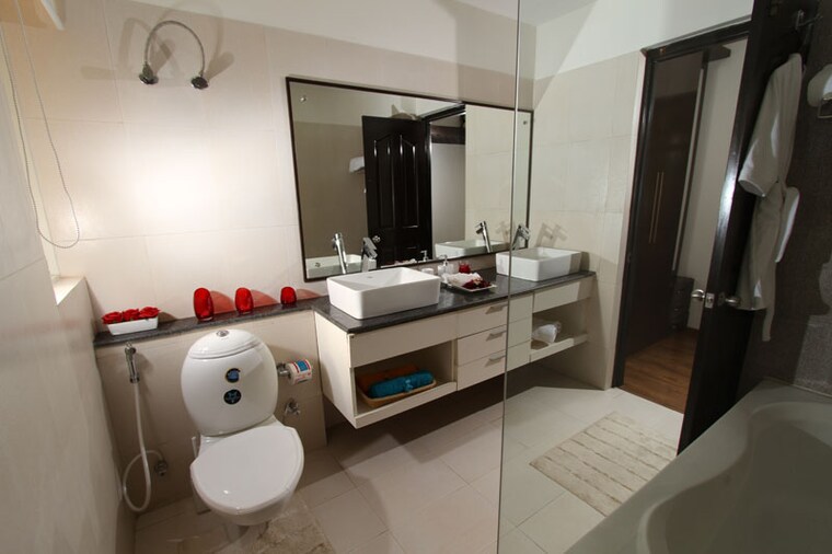 Attached Bathroom, assotech-the-nest 3 Bedroom 1640 Sq.Ft. Apartment In Sain Vihar Ghaziabad 9389967
