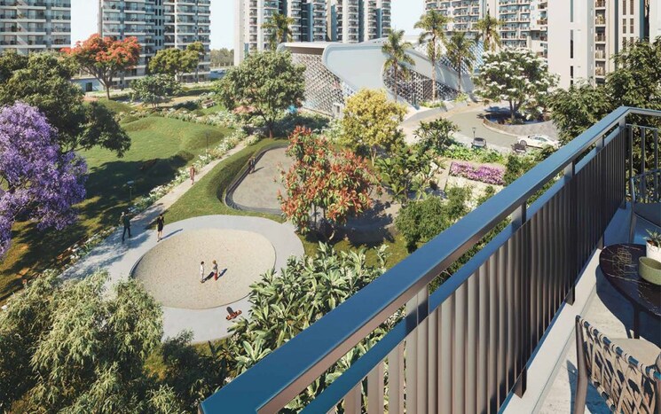 Balcony, godrej-nature-plus 2 Bedroom 823 Sq.Ft. Apartment In Sohna Sector 33 Gurgaon 9390035