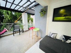 Balcony in 2 BHK Apartment at Kharadi – for Rent