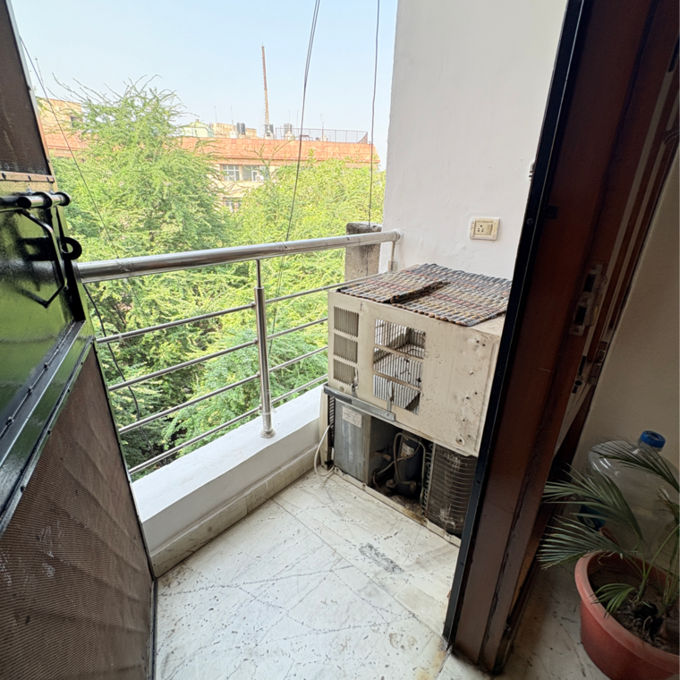 Balcony, malviya nagar 2 Bedroom 100 Sq.Yd. Builder Floor In Malviya Nagar Delhi 9390108