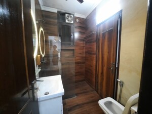 Bathroom in 3 BHK Builder Floor at Malviya Nagar – for Rent