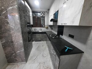 Kitchen in 3 BHK Builder Floor at Malviya Nagar – for Rent