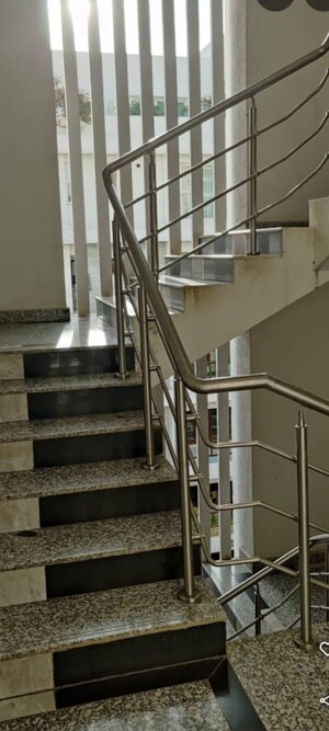 Staircase in 3 BHK Apartment at Sri Krishna Krishe Valley, Banjara Hills – for Sale