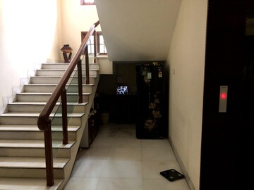 Staircase in 6 BHK Villa at Jubilee Hills – for Sale