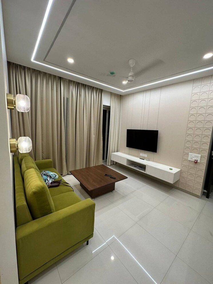 Living Room, nyati-elysia 2 Bedroom 990 Sq.Ft. Apartment In Kharadi Pune 9390182