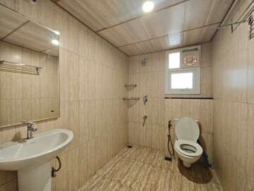 Bathroom in 3 BHK Apartment at Prestige High Fields, Gachibowli – for Rent