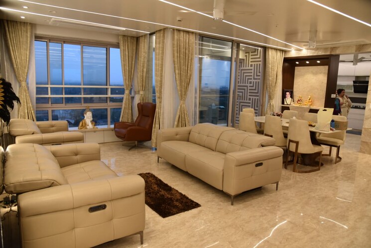 Living Room, vascon-windermere 3 Bedroom 3000 Sq.Ft. Apartment In Koregaon Pune 9390192