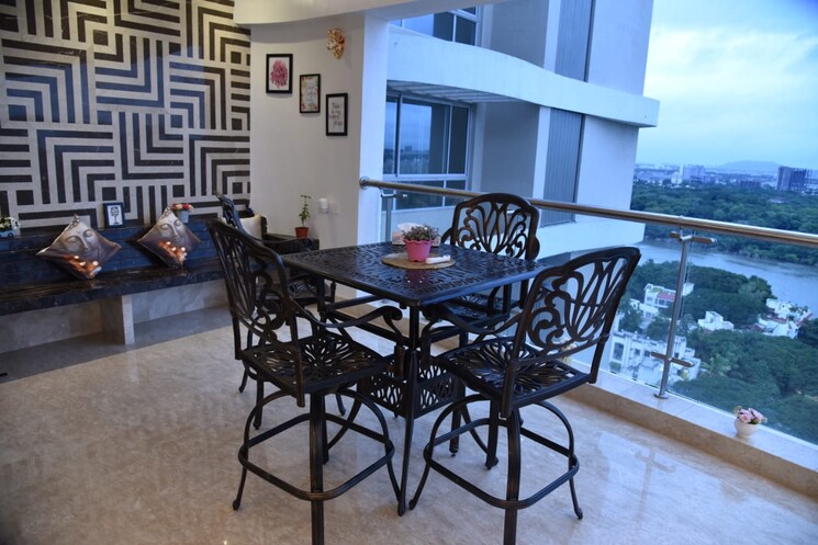 Balcony, vascon-windermere 3 Bedroom 3000 Sq.Ft. Apartment In Koregaon Pune 9390192