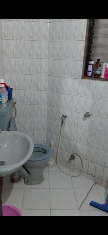 Bathroom in 1 BHK Apartment at Sanskruti Prabhat, Prabhat Road – for Rent